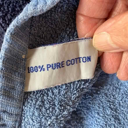 Photo of free 3 small blue towels (Wootton OX13) #4