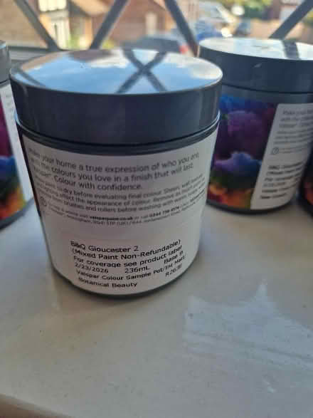Photo of free 4 x Valspar sample pots in pale shades (Up Hatherley GL51) #4