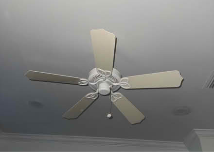 Photo of free 2 white 60 inch fans (Fox trail, loxahatchee) #1
