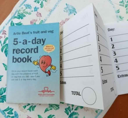 Photo of free 5-a-day record book (Bullbrook, Bracknell RG12) #1