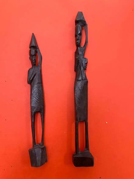 Photo of free 2 wooden statuettes (Central cambridge CB1) #1