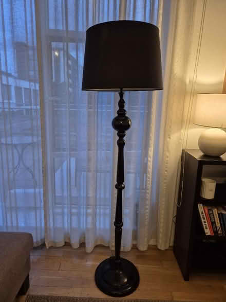 Photo of free Black Floor Lamp (Elizabeth Gate TW8) #1