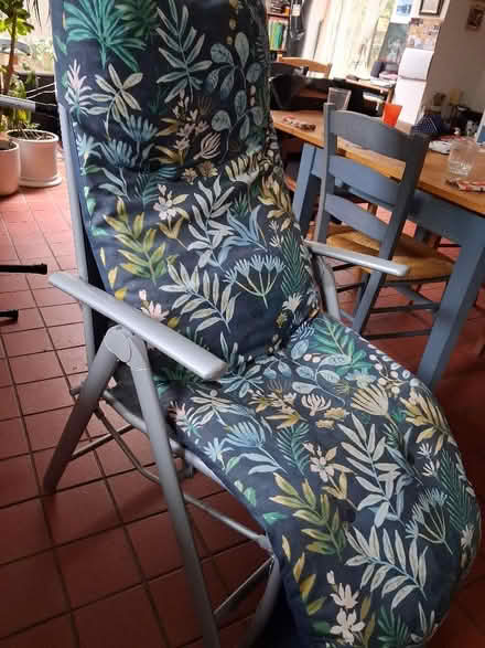 Photo of free reclining padded garden chair (Rotherhithe SE16) #2