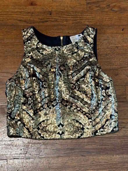 Photo of free Size L Sequined Zippered Crop Top (Clason Point Bronx NY) #1