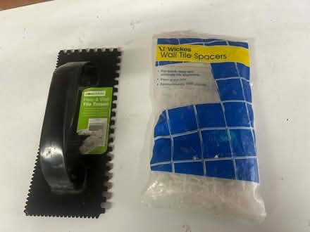 Photo of free Tile trowel and spacers (Sittingbourne ME10) #1