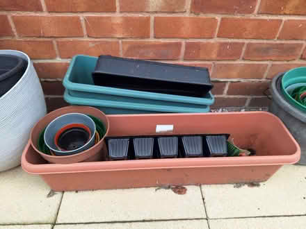 Photo of free Multiple plastic plant pots/tubs (Dronfield S18) #2
