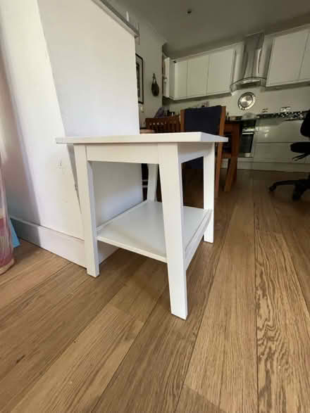 Photo of free IKEA white side table (Clapham SW4) #2