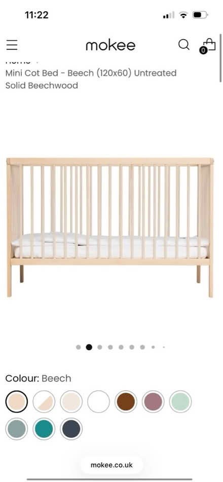 Photo of free Organic wood cot (Rugby CV22) #1