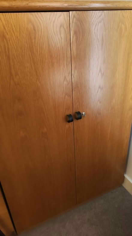 Photo of free Large wooden cabinet (Paddock Wood TN12) #1
