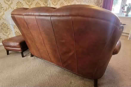 Photo of free Leather 3 seater sofa (Upper Midway DE11) #2