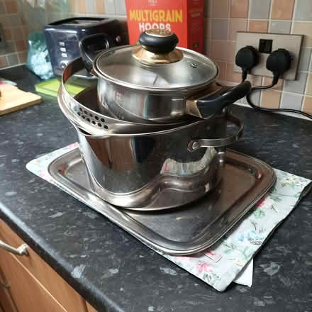 Photo of free Stainless steel kitchen stuff (West Worthing BN11) #1