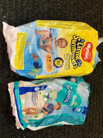 Photo of free Swim nappies size 5-6 (12-18kg) (Stoke Park IP2) #1