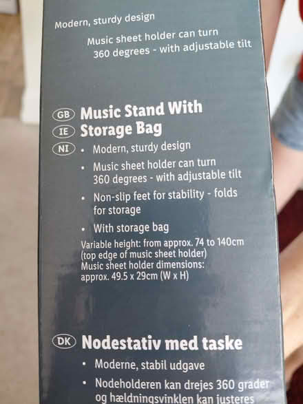 Photo of free Music Stand (Tilehurst Road RG1) #2