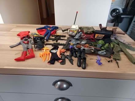 Photo of free Action Man clothes and accessories plus Captain Scarlett and (Oxhey Hall WD19) #1