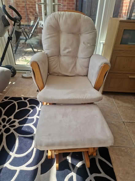 Photo of free Kub nursing chair and footstall (Stanground PE2) #1