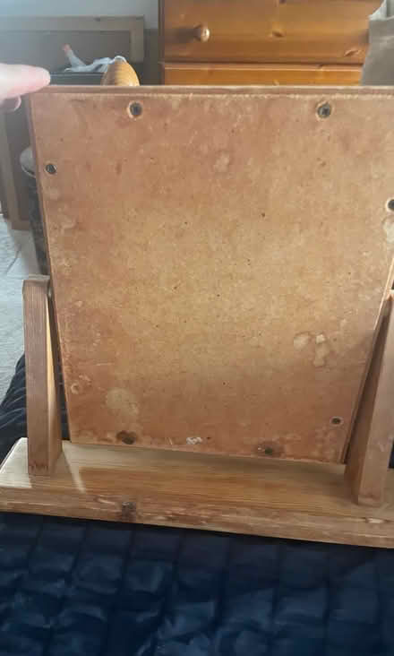 Photo of free Wooden Tabletop Vanity Mirror (Fawdon NE3) #2