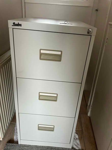 Photo of free Lockable three drawer filing cabinet (Rowner PO13) #1