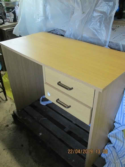 Photo of free Pine knee-hole desk (Near Stokesley TS9) #1