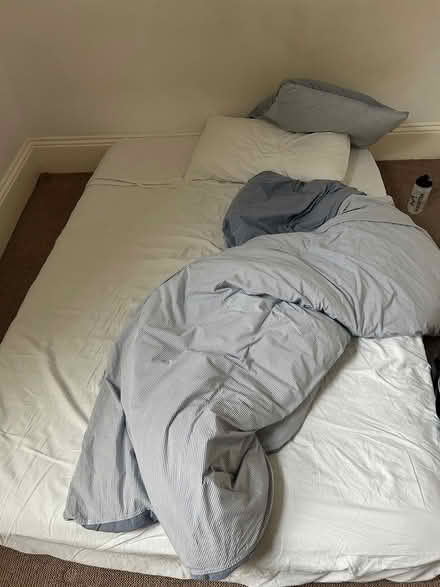 Photo of free Double mattress, duvet, pillows (Fulham Munster road SW6) #1