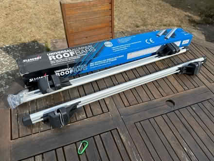Photo of free Summit universal aluminium roof bars (Emmer Green RG4) #1