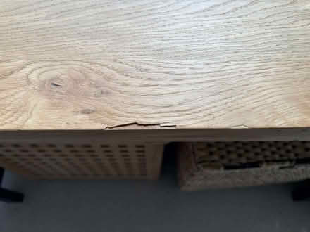 Photo of free Wooden Desk - Very good condition (High St Ken W8) #2