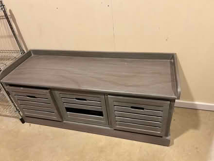 Photo of free Wooden storage bench (Capitol View) #1