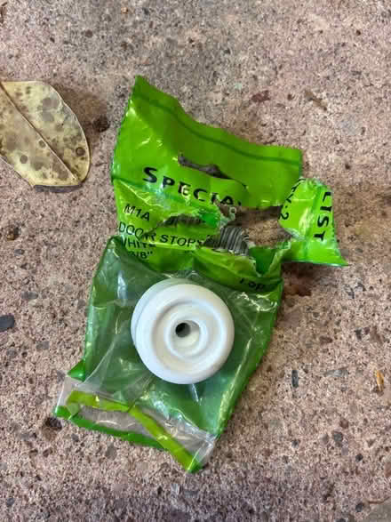 Photo of free 35 mm white doorstop (Great Boughton CH3) #1