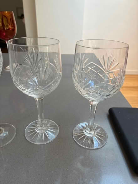 Photo of free Cut glass wine glasses (Bath. Combe down. BA2) #2