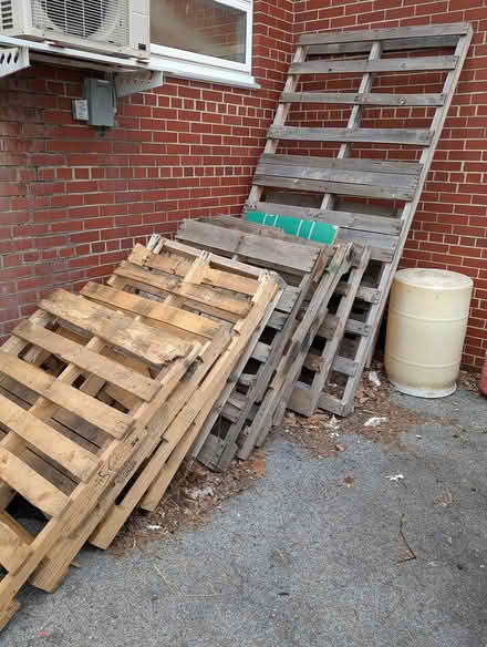 Photo of free (10) Wooden Pallets (110 West Arch St.) #1