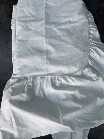 Photo of free Pale soft green bed valance (Bexhill on sea TN39) #1