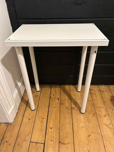 Photo of free Small White Table / Compact Desk (Woodside G20) #1