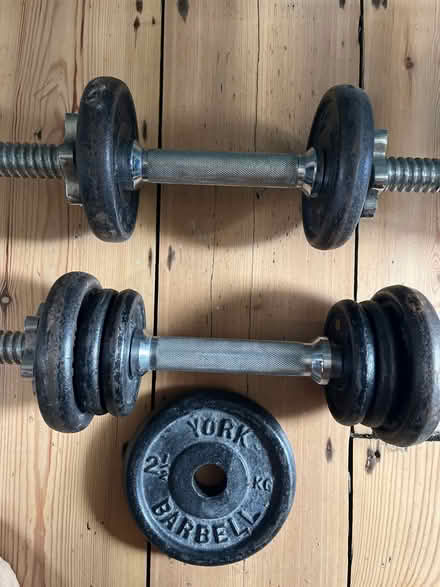 Photo of free Barbells with various weights (Central cambridge CB1) #1