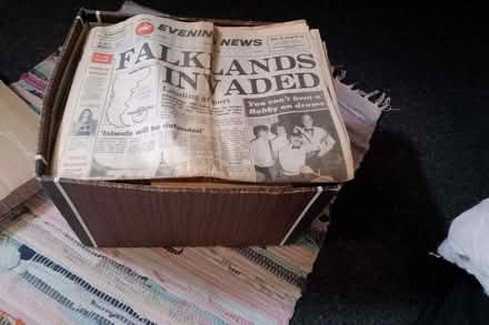 Photo of free Box of old newspapers (Malvern Link WR14) #1