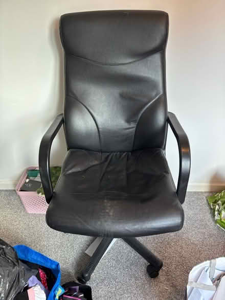 Photo of free Black office chair (Bingley BD16) #1