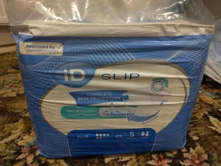 Photo of free Pack of iD incontinence slips, Small, Plus (Lower Earley RG6) #1