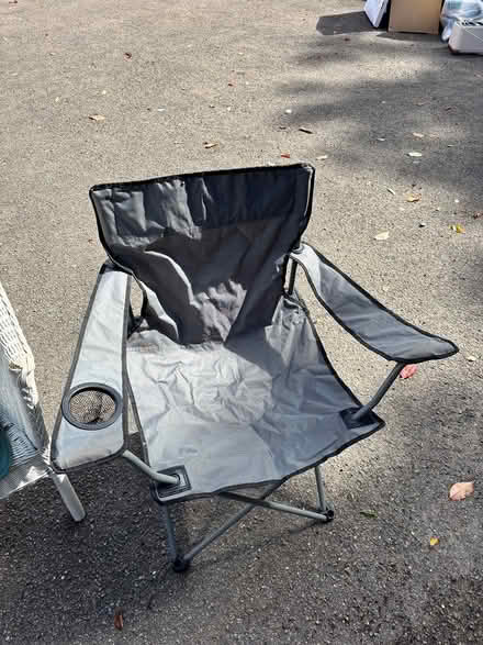 Photo of free Grey camping chair (Adeyfield HP2) #1