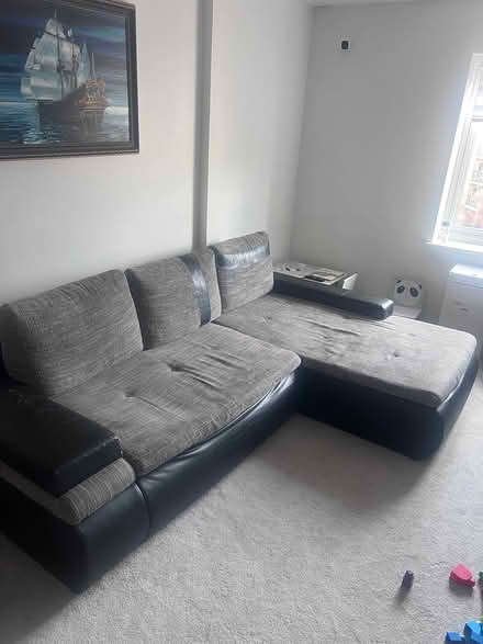 Photo of free Corner sofa bed (Gravesend) #1