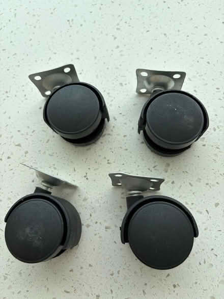 Photo of free 4 castor wheels (KT13 Weybridge) #1