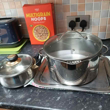 Photo of free Stainless steel kitchen stuff (West Worthing BN11) #3