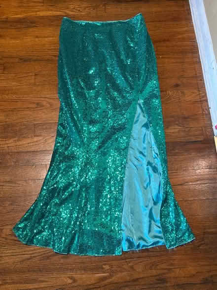 Photo of free Size M Green Sequined Skirt (Clason Point Bronx NY) #1