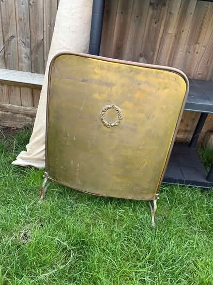 Photo of free Brass fire screen (Willingdon BN22) #1