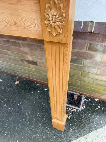 Photo of free Wooden Fireplace (Emmer Green RG4) #2