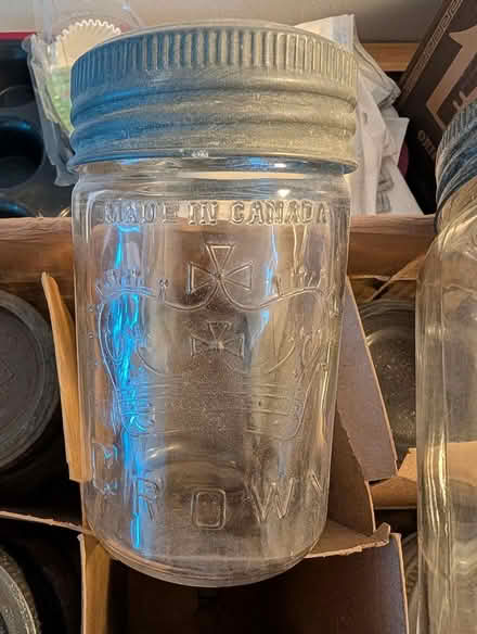 Photo of free Glass Lid - 12 Retro Canning Jars (Kennedy Commons) #2