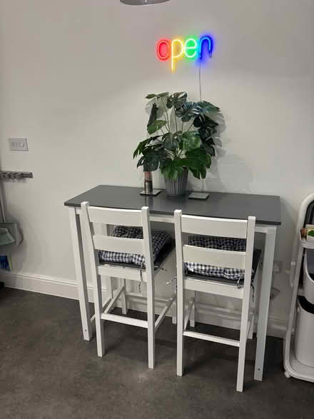 Photo of free Breakfast Table & 2 Chairs (Wembley HA9) #2