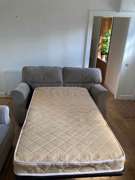 Photo of free Two grey sofa beds (Aberfeldy PH15) #2