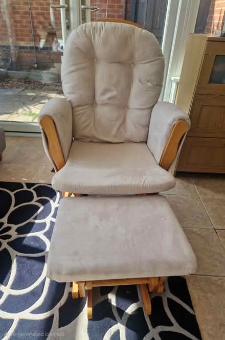 Photo of free Kub nursing chair and footstall (Stanground PE2) #1