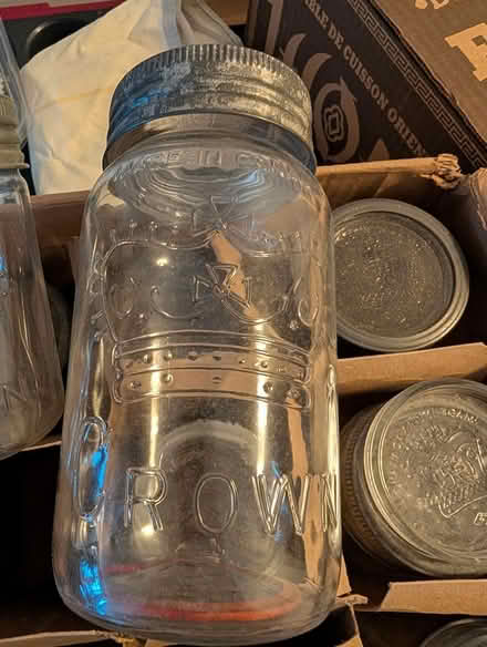 Photo of free Glass Lid - 12 Retro Canning Jars (Kennedy Commons) #3