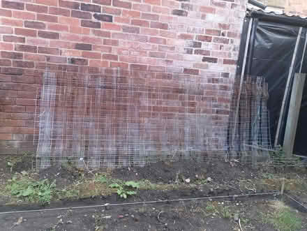 Photo of free 2 x large metal fences (Featherstone WF7) #2