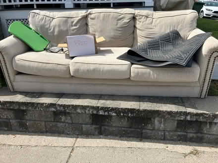 Photo of free Sofa, ac, garbage cans (Watertown near Arlington St) #1