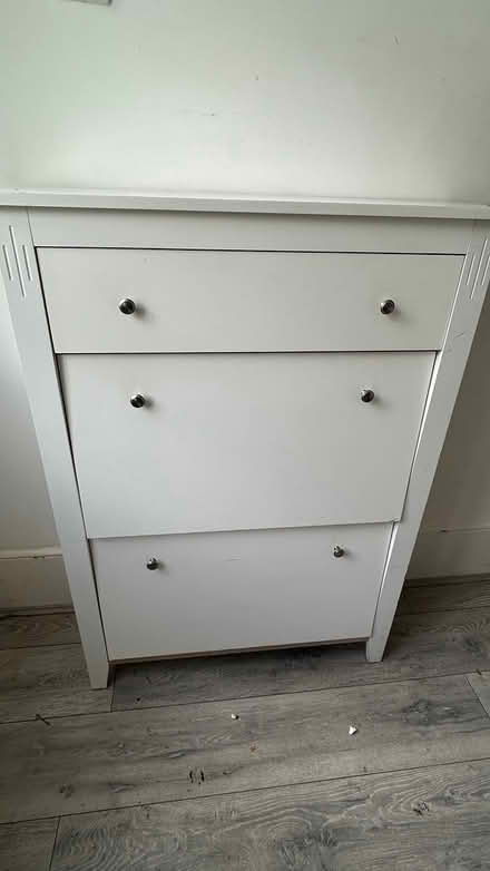Photo of free IKEA White Wood Shoes Cupboard (Twickenham TW1) #1